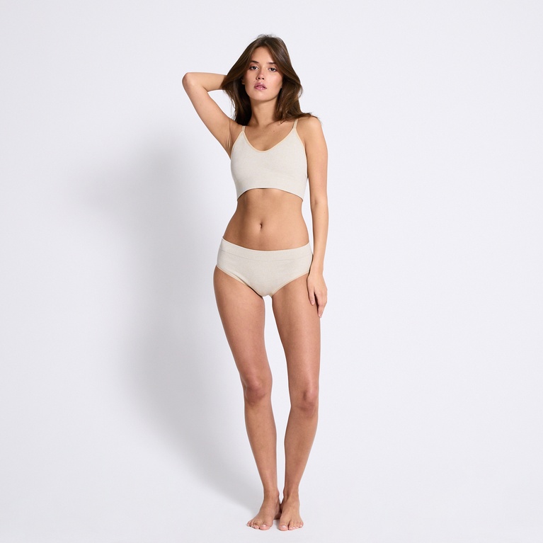 Soft ribbed bra "Rib Bra"
